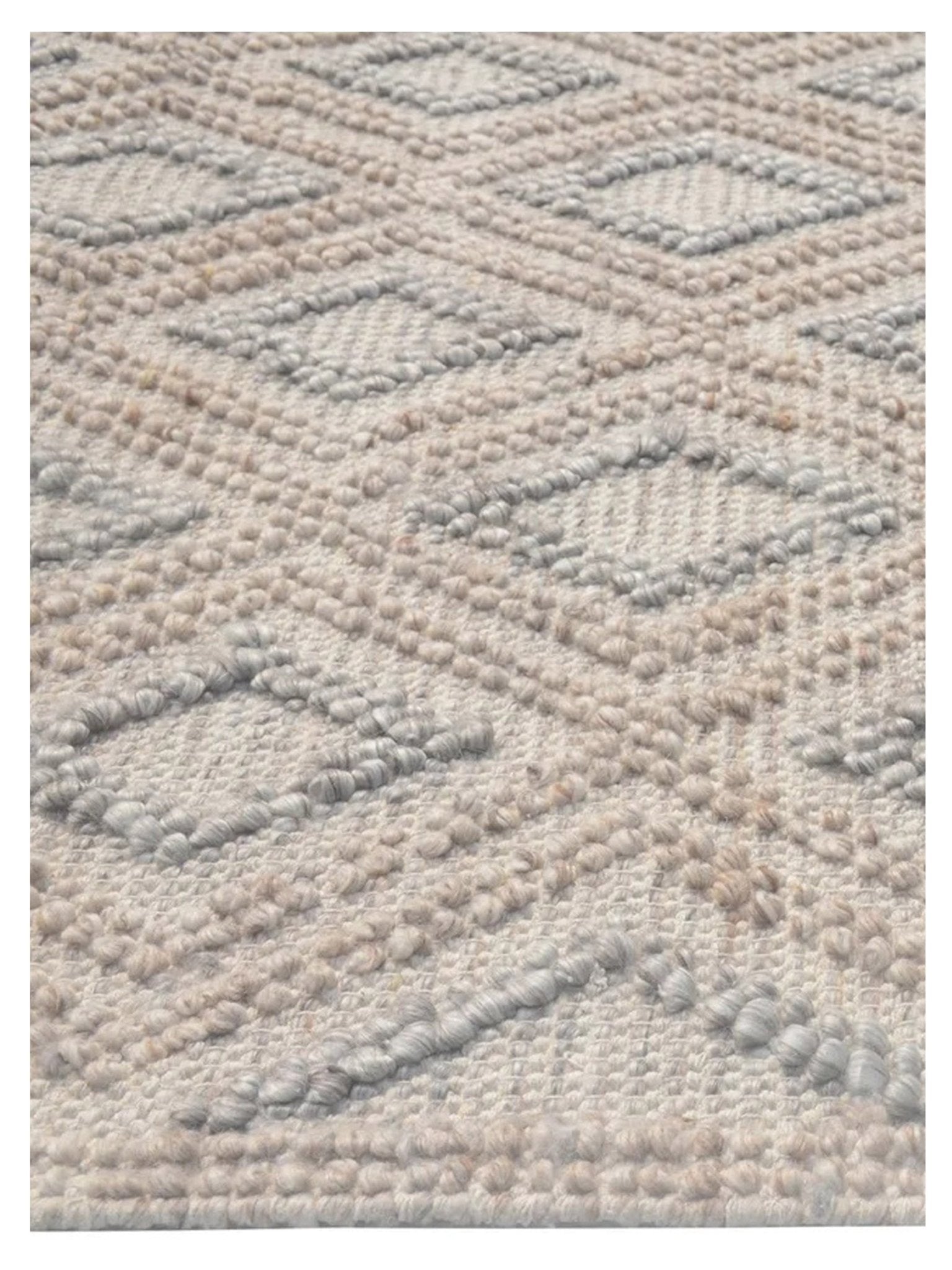 KAS Chloe 7722 Natural Grey Casual Woven Rug - Rugs - KAS - Atlanta Designer Rugs