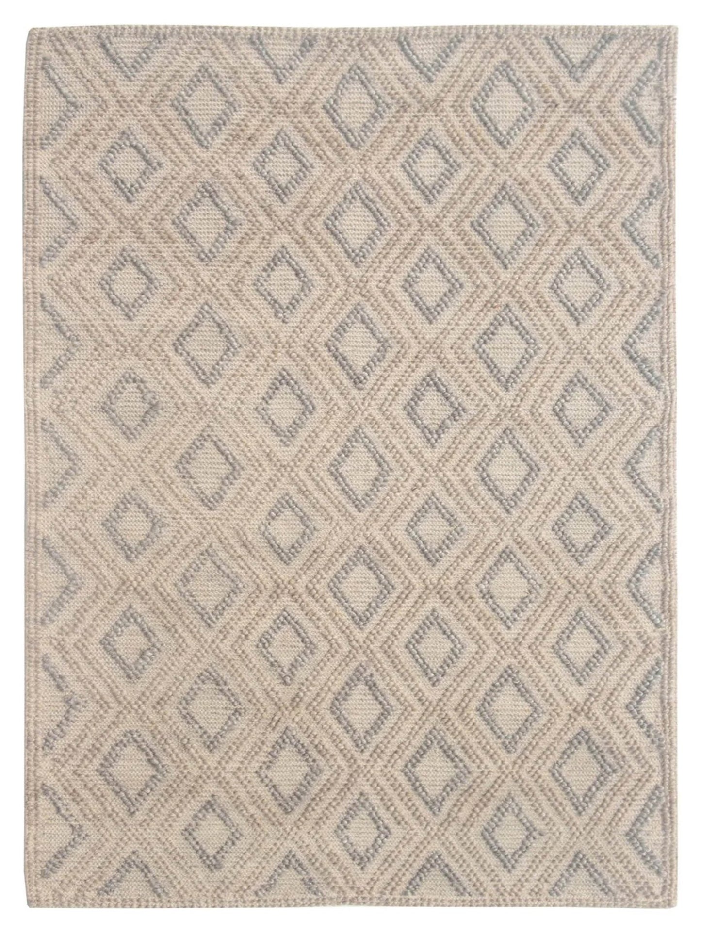 KAS Chloe 7722 Natural Grey Casual Woven Rug - Rugs - KAS - Atlanta Designer Rugs