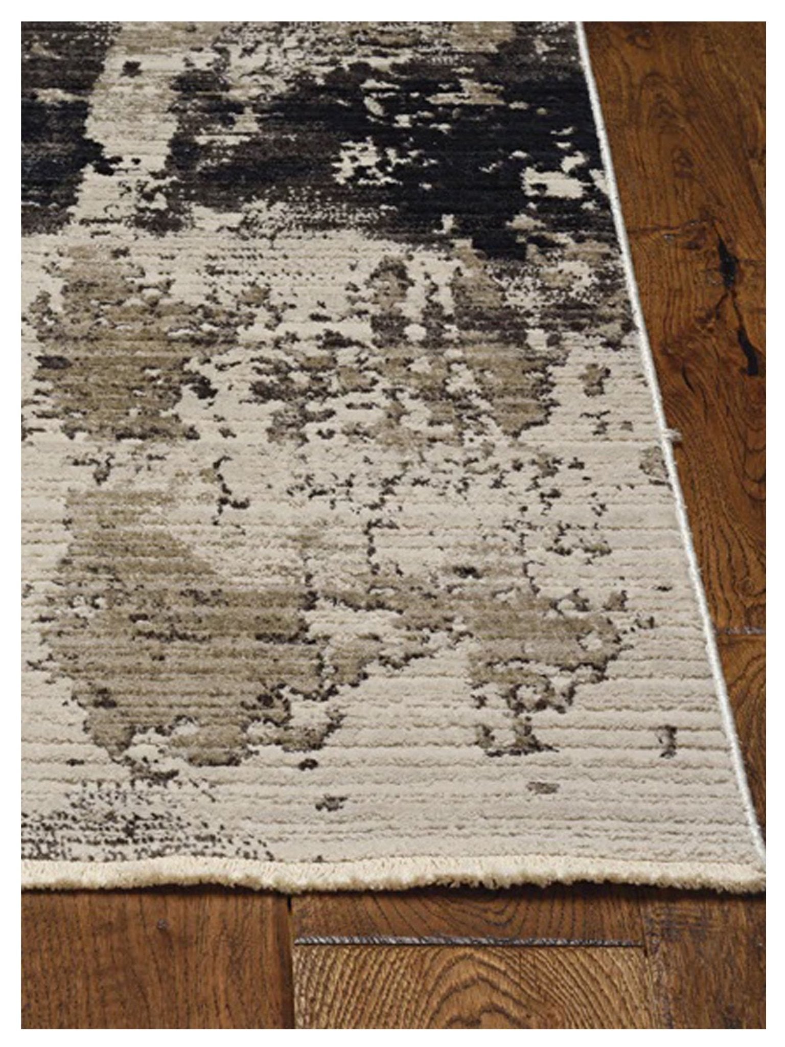 KAS KARINA 8256 Ivory Charcoal Transitional Machinemade Rug - Rugs - KAS - Atlanta Designer Rugs