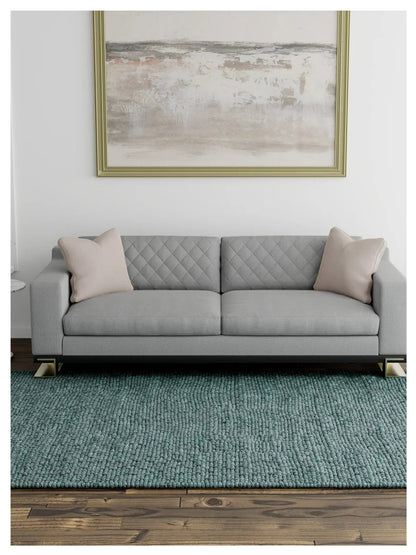 KAS Pave 8509 Turquoise Transitional Knotted Rug - Rugs - KAS - Atlanta Designer Rugs