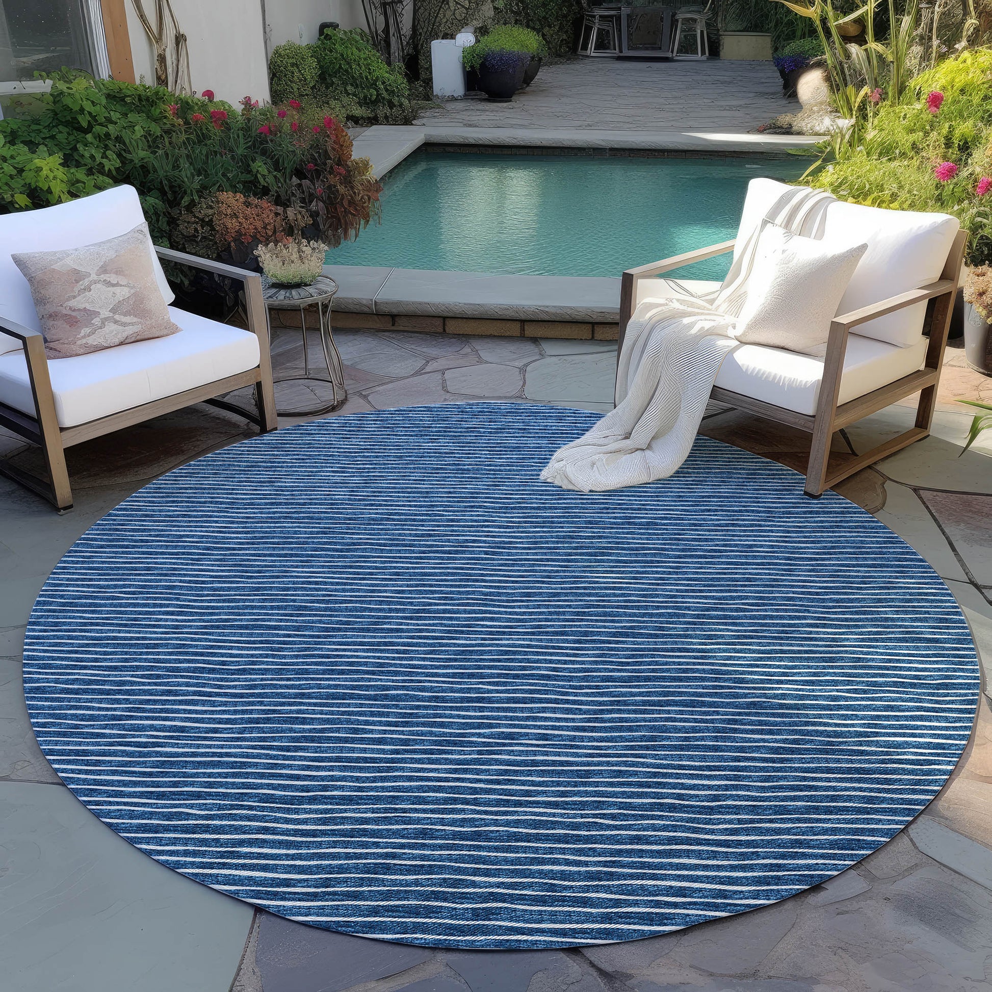 Dalyn Rugs Laidley  Navy  Transitional