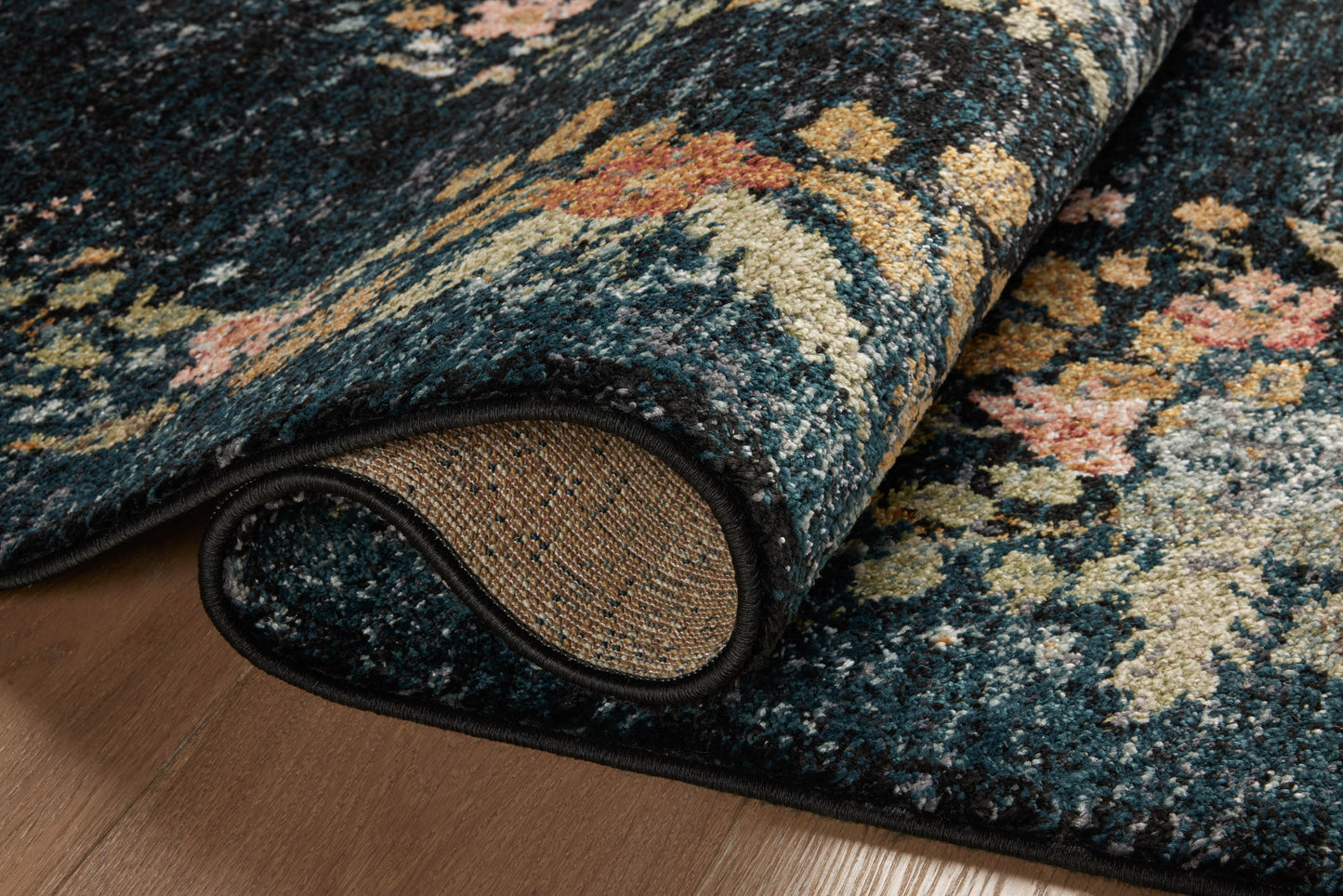 Rifle Paper Co. x Loloi Laurel  Navy  Transitional