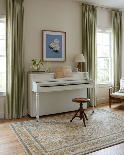 Rifle Paper Co. x Loloi Laurel  Cream  Transitional