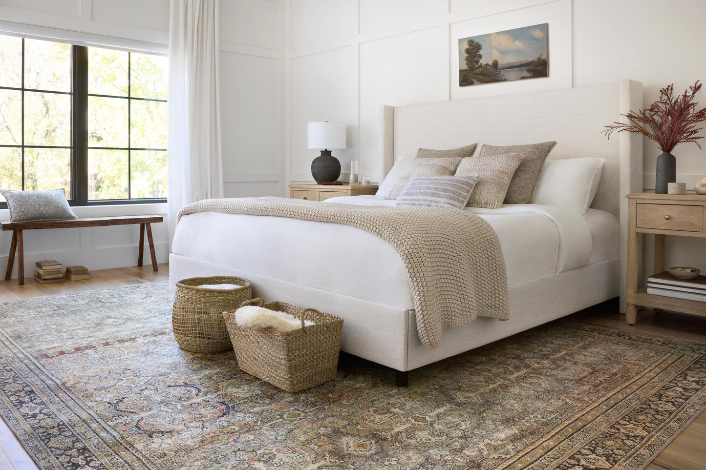 Loloi II Layla  Olive Charcoal Traditional