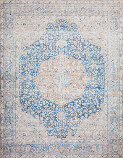 Loloi Layla  Blue Tangerine Traditional