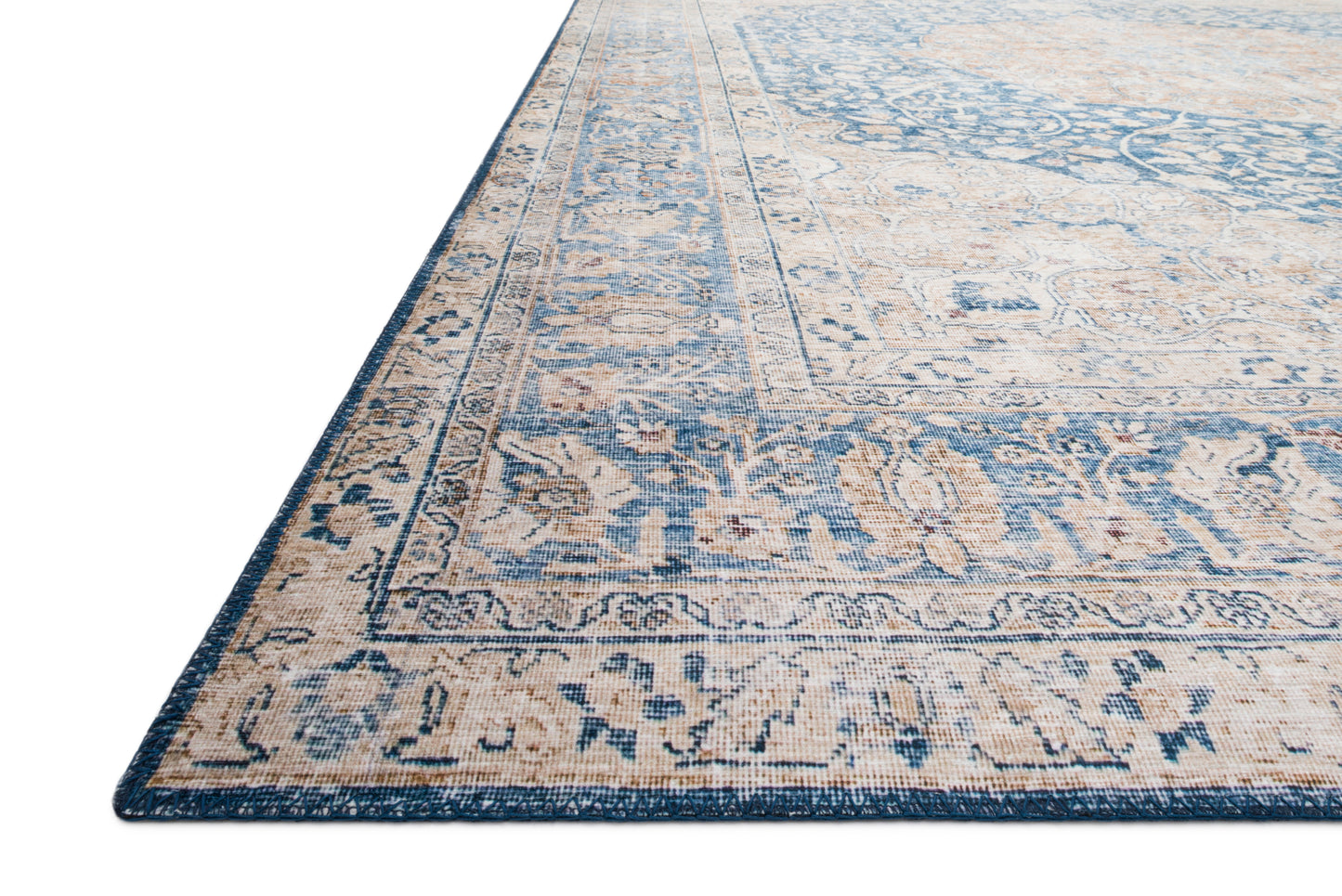 Loloi Layla  Blue Tangerine Traditional