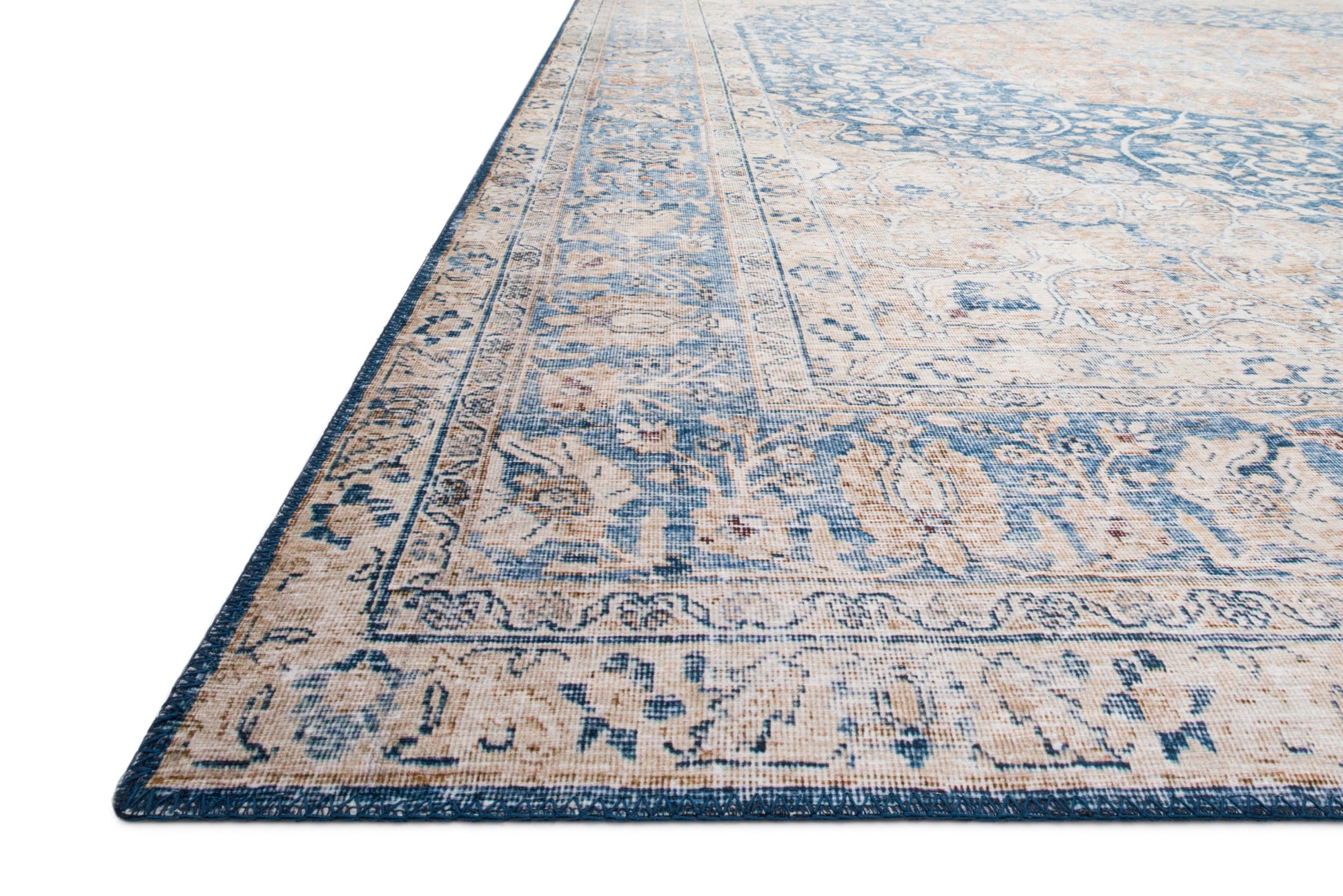 Loloi Layla  Blue Tangerine Traditional