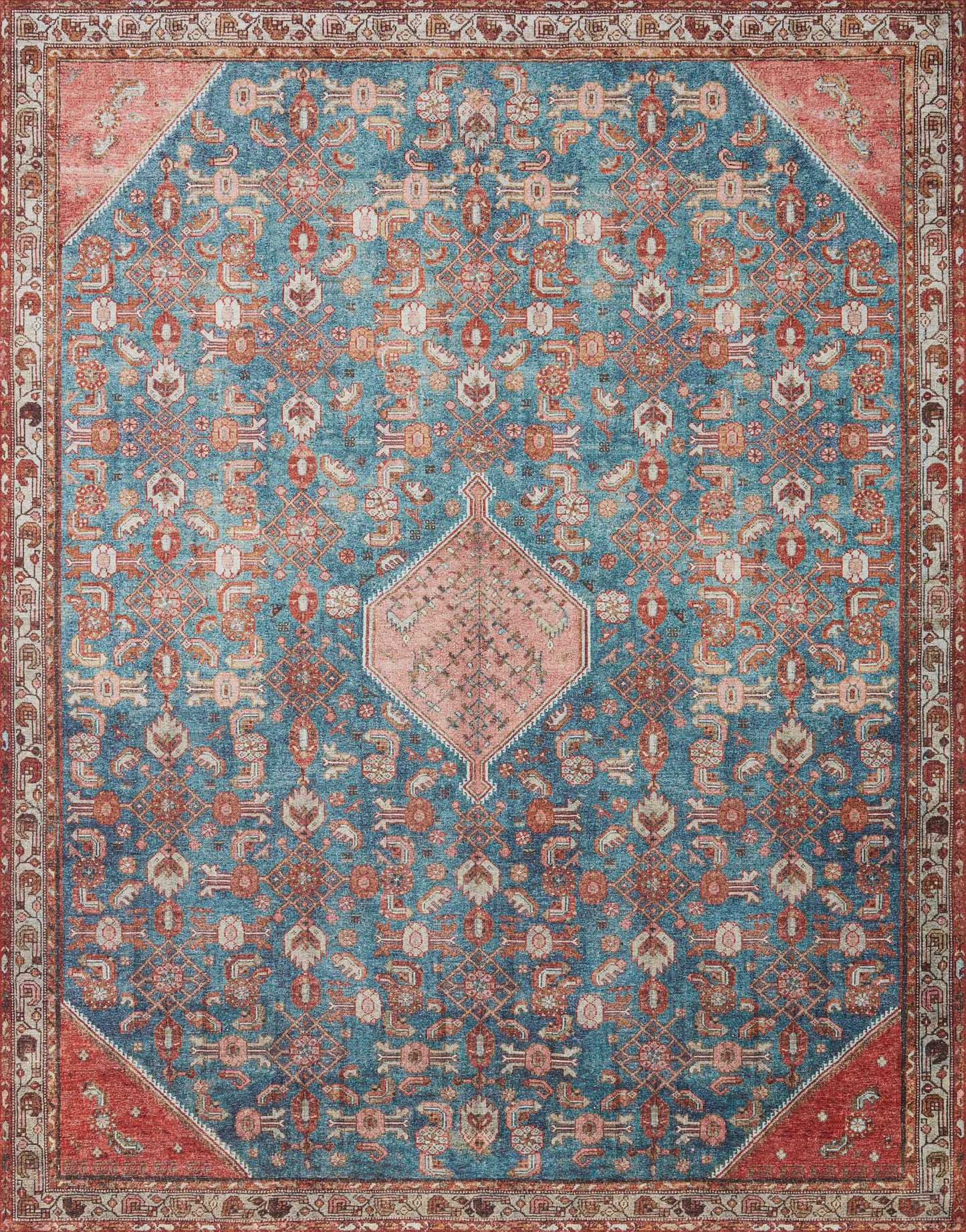 Loloi Layla  Marine Clay Traditional