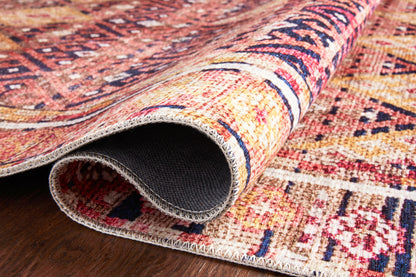 Loloi Layla  Magenta Multi Traditional