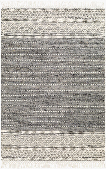 Surya Lucia LCI-2304 Charcoal Cottage Hand Woven Rug
