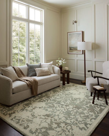 Loloi Lenore  Lagoon Wheat Contemporary