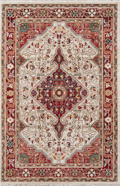 Momeni Lenox  Red  Traditional