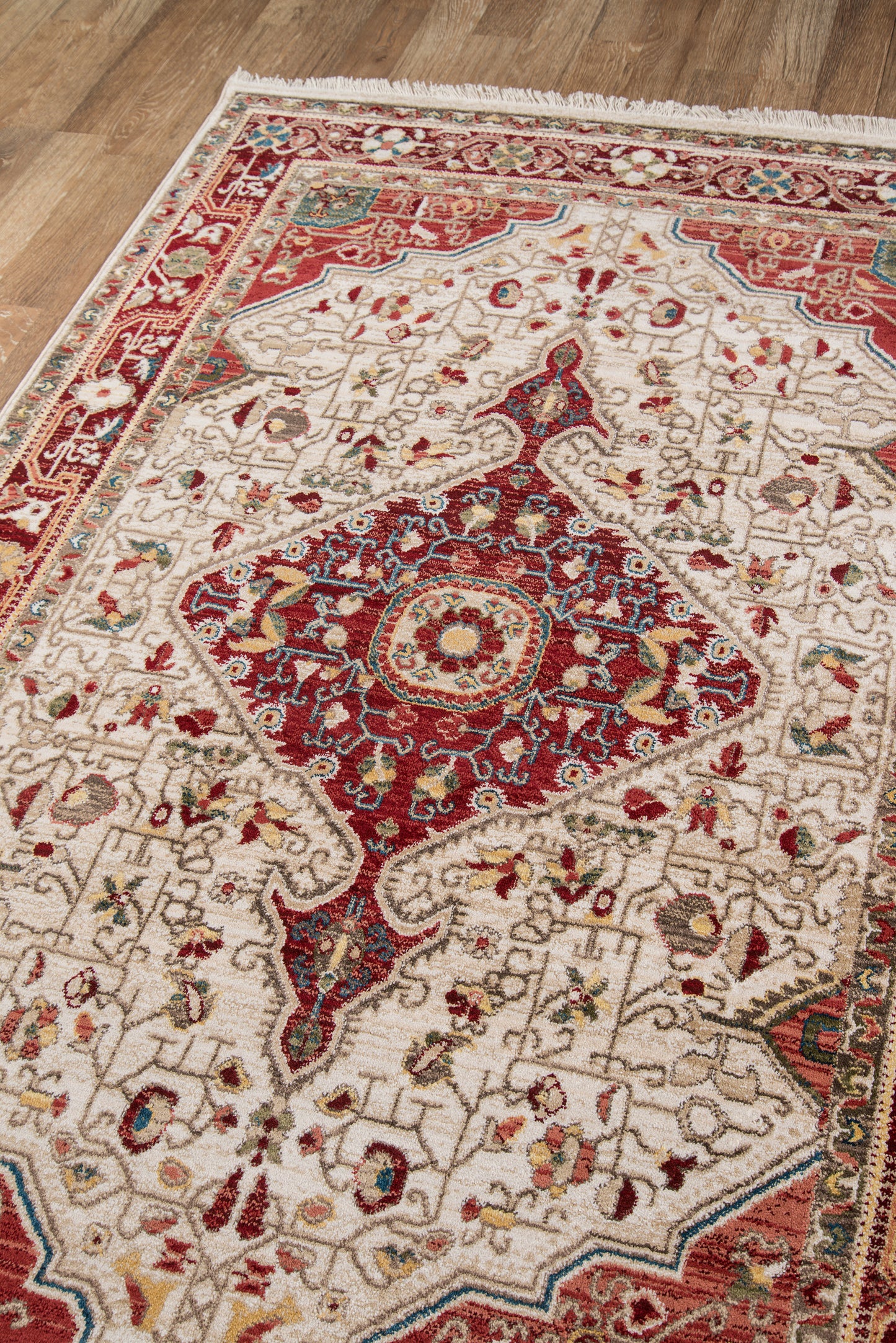 Momeni Lenox  Red  Traditional