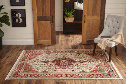 Momeni Lenox  Red  Traditional