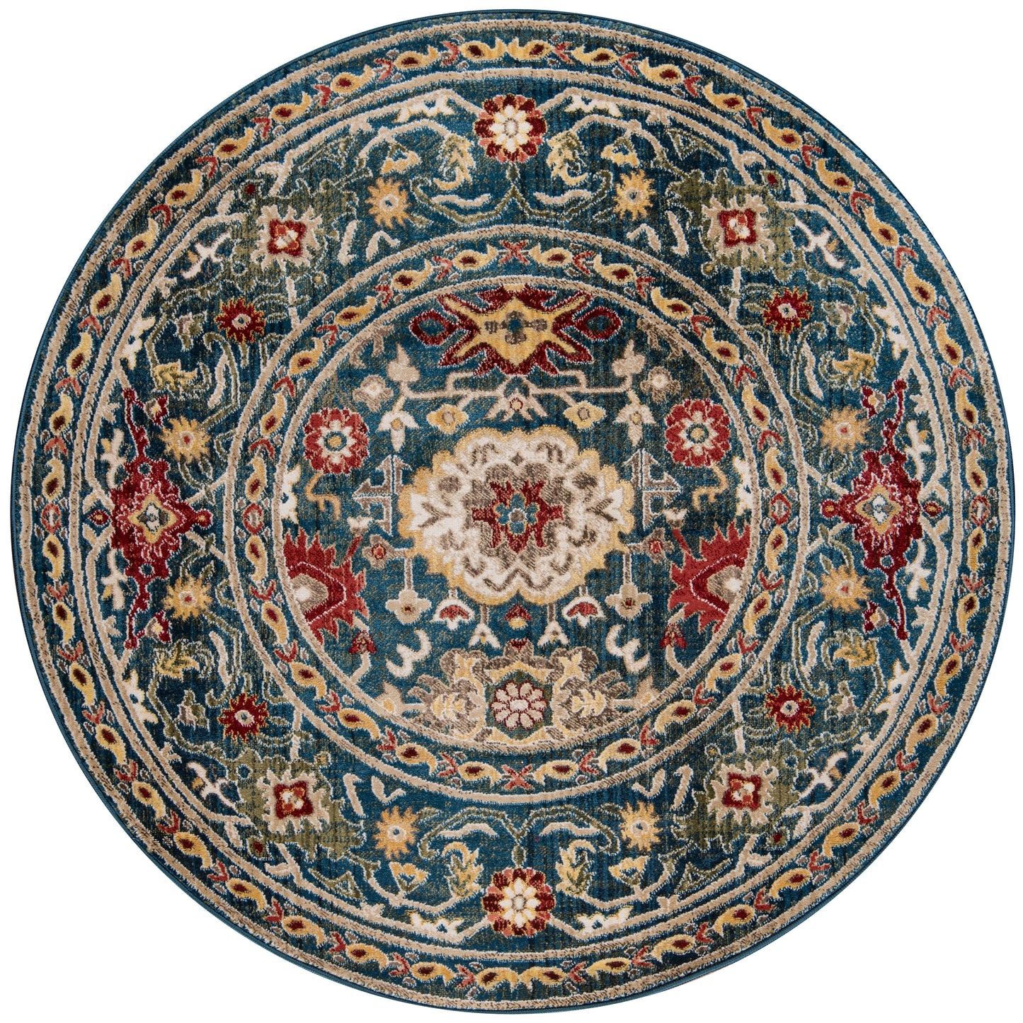 Momeni Lenox  Blue  Traditional