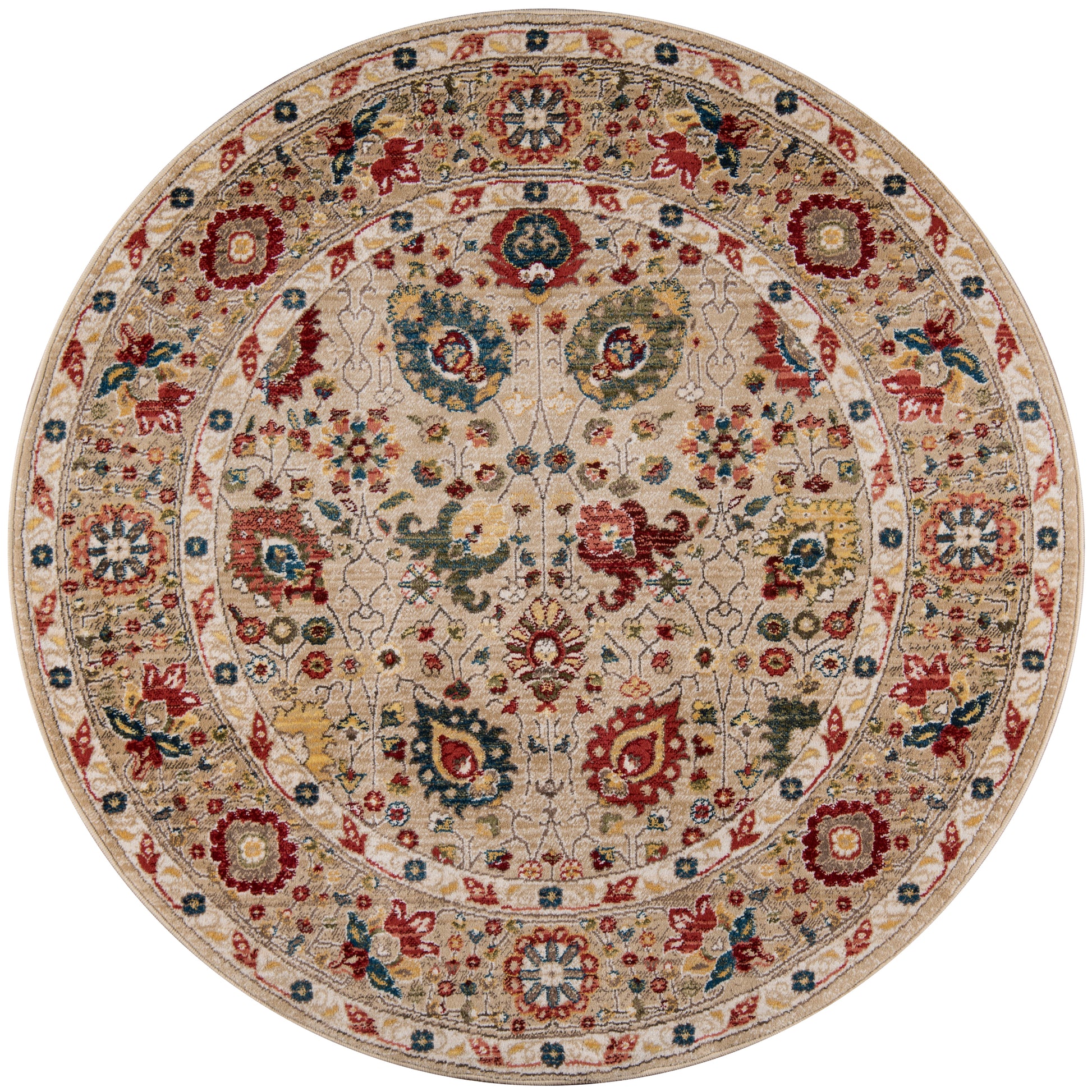 Momeni Lenox  Ivory  Traditional