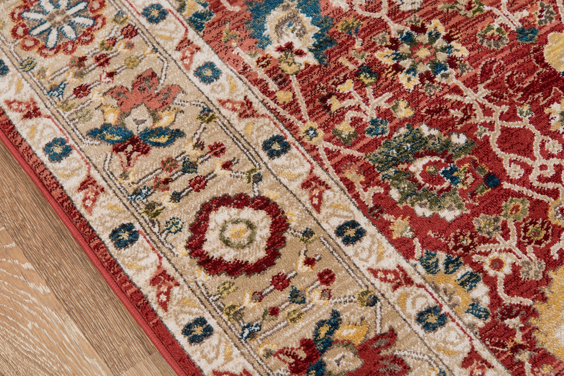Momeni Lenox  Red  Traditional