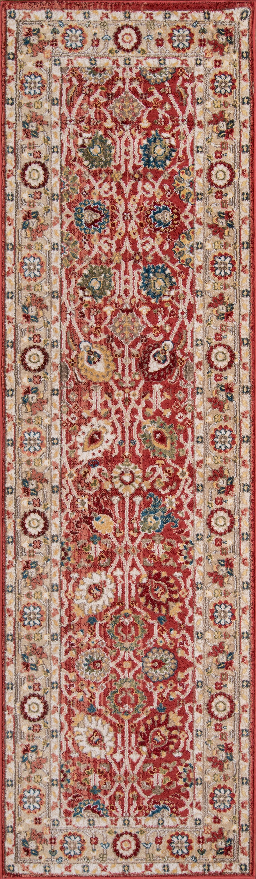 Momeni Lenox  Red  Traditional