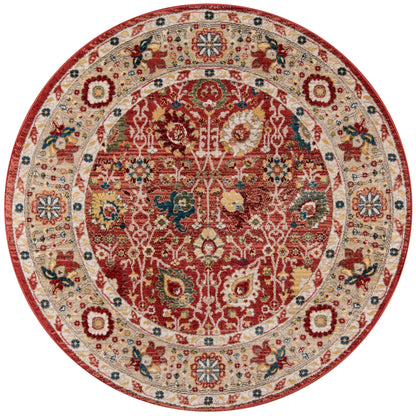 Momeni Lenox  Red  Traditional