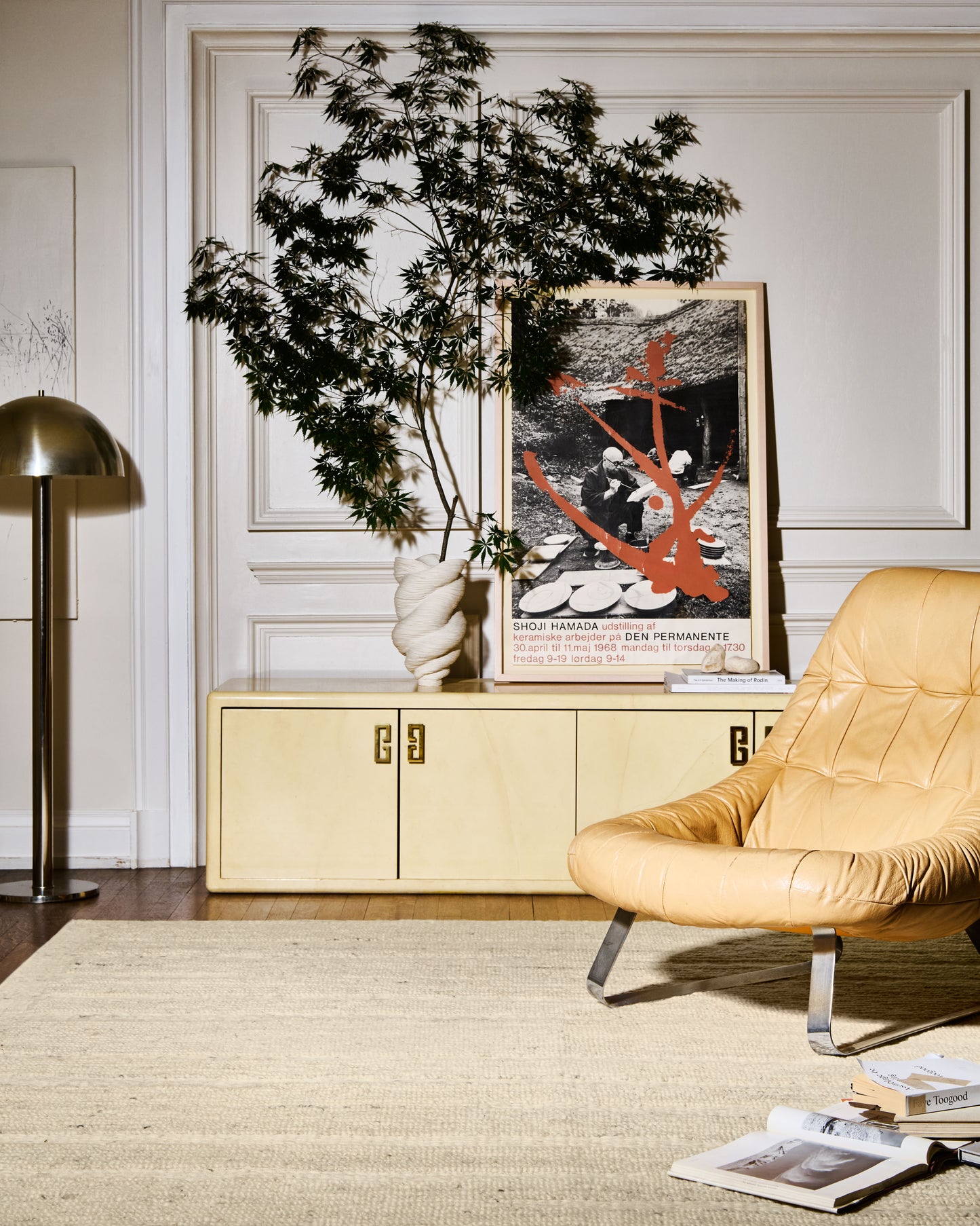 Leanne Ford x Loloi Lennox  Bone  Contemporary