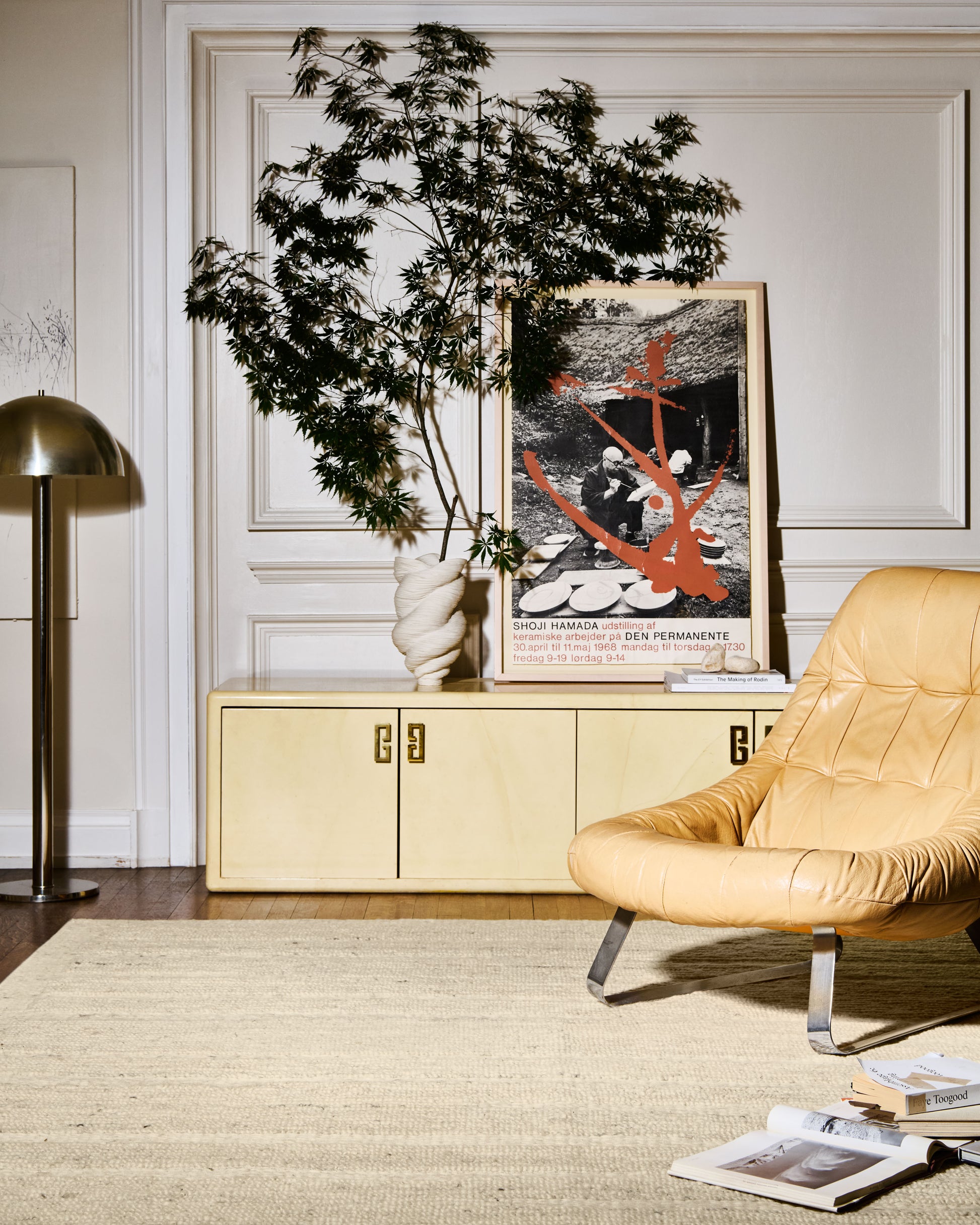 Leanne Ford x Loloi Lennox  Bone  Contemporary