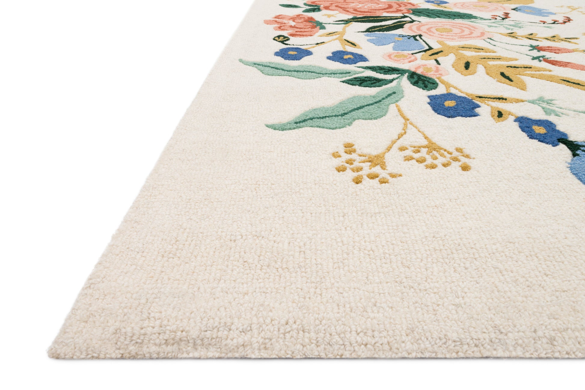 Rifle Paper Co. x Loloi Les Fleurs  Ivory Multi Contemporary