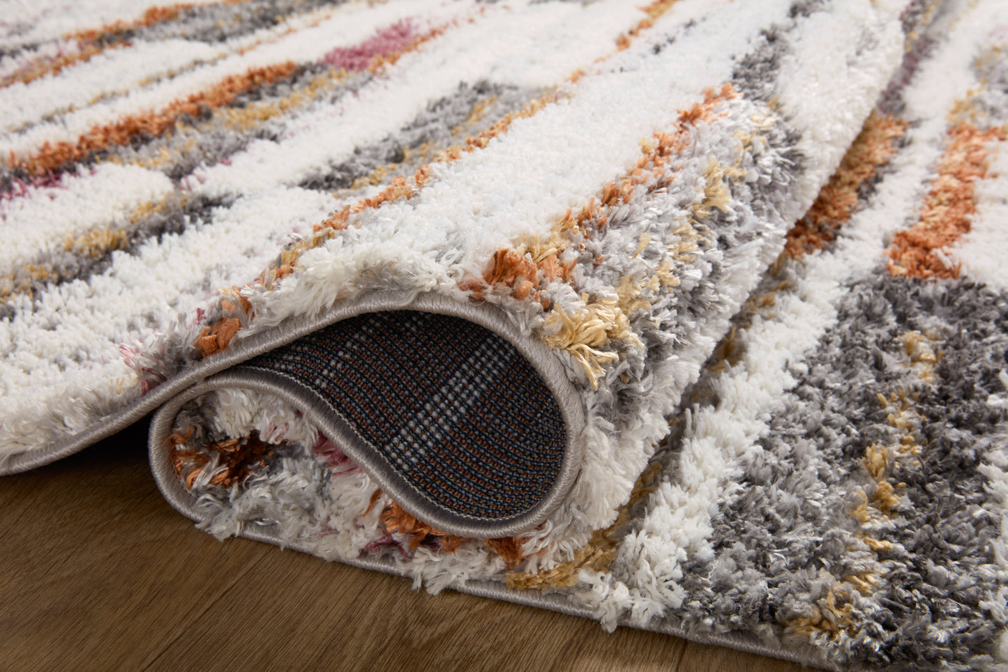 Loloi Levitt Shag  Ivory Sunset Shag