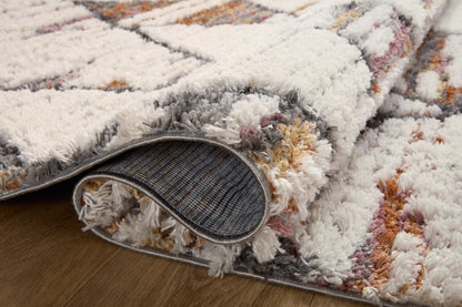 Loloi Levitt Shag  Ivory Fiesta Shag