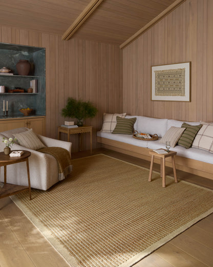 Amber Lewis x Loloi Lilah  Natural Antique Ivory Transitional