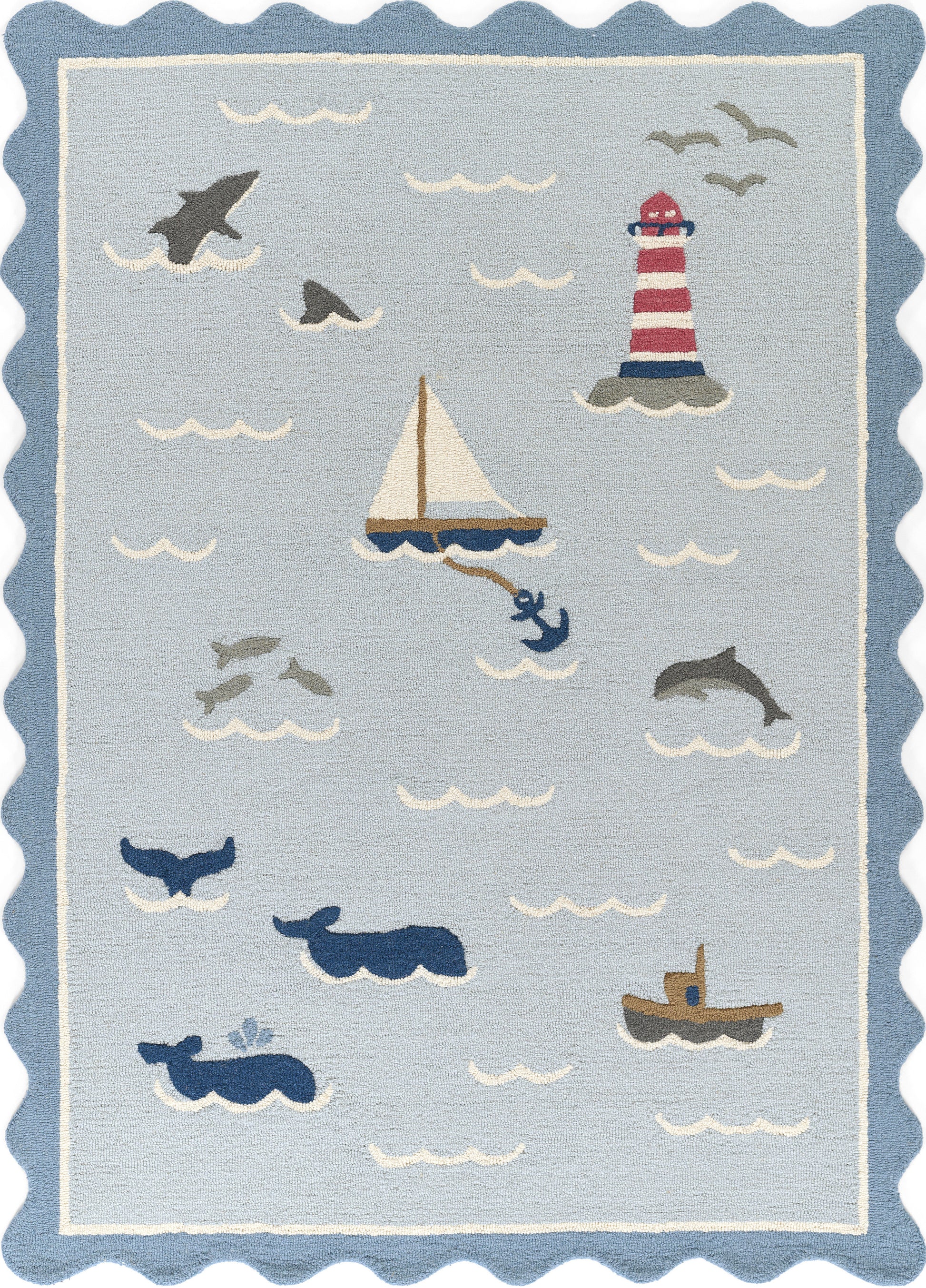 Momeni Lily  Blue  Contemporary
