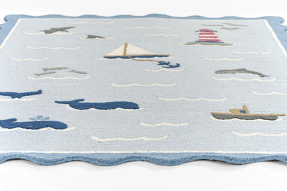 Momeni Lily  Blue  Contemporary