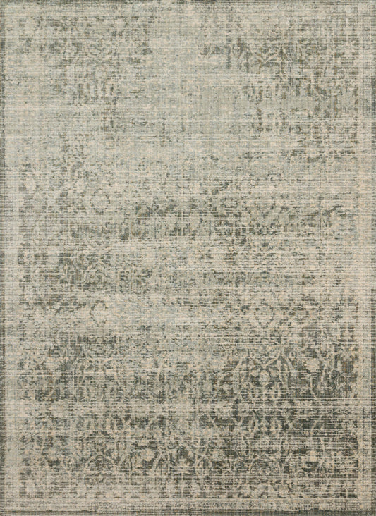 Magnolia Home by Joanna Gaines x Loloi Linnea  Moss Ivory Traditional