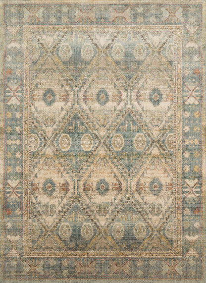 Magnolia Home by Joanna Gaines x Loloi Linnea  Natural Sky Traditional