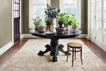 Magnolia Home by Joanna Gaines x Loloi Linnea  Multi Taupe Traditional