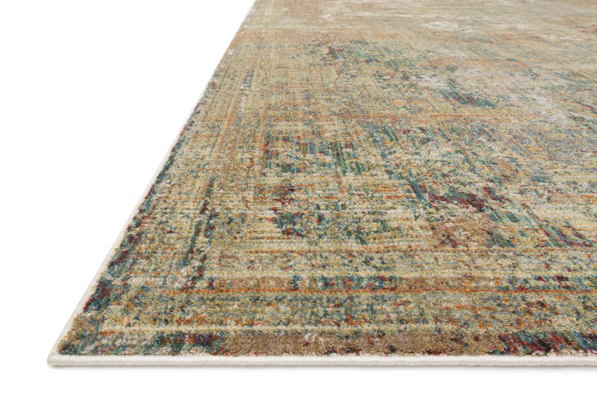 Magnolia Home by Joanna Gaines x Loloi Linnea  Multi Ivory Traditional