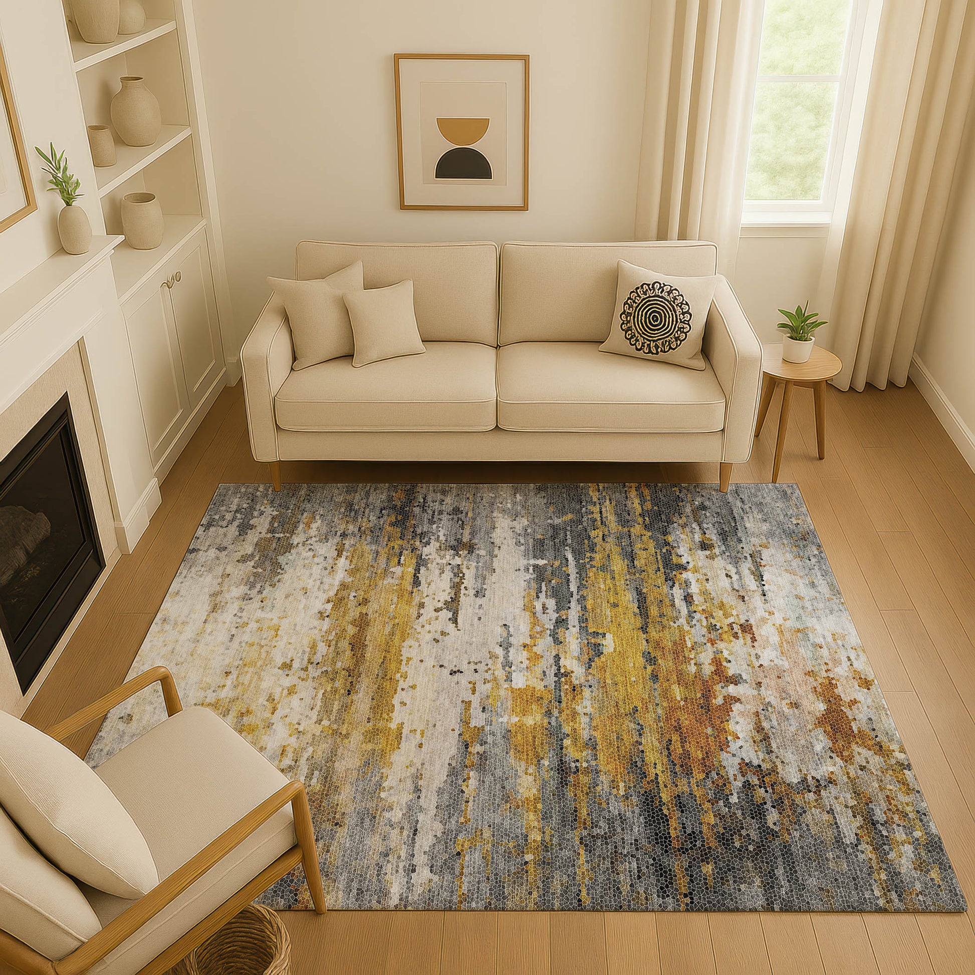 Dalyn Rugs Lumara  Graphite  Transitional
