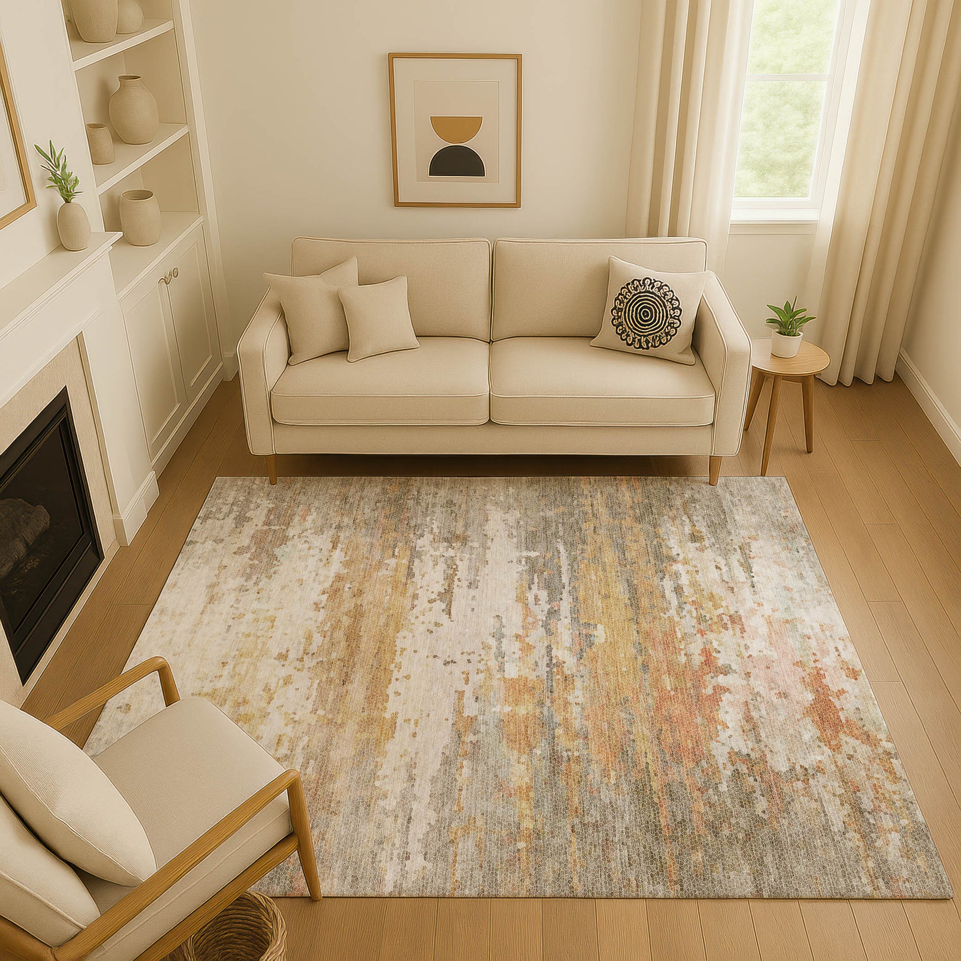 Dalyn Rugs Lumara  Khaki  Transitional