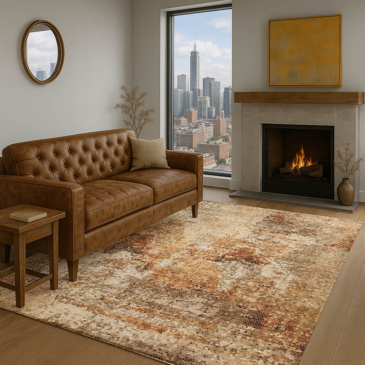 Dalyn Rugs Lumara  Copper  Transitional