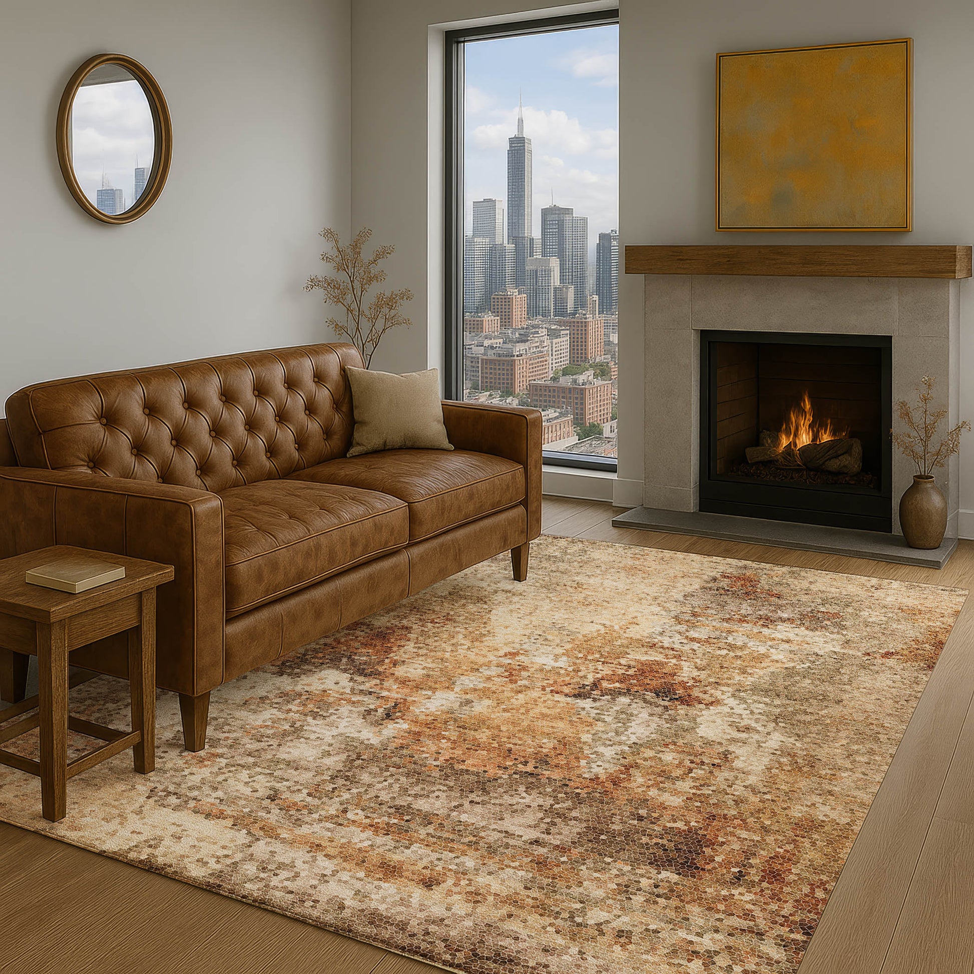 Dalyn Rugs Lumara  Copper  Transitional