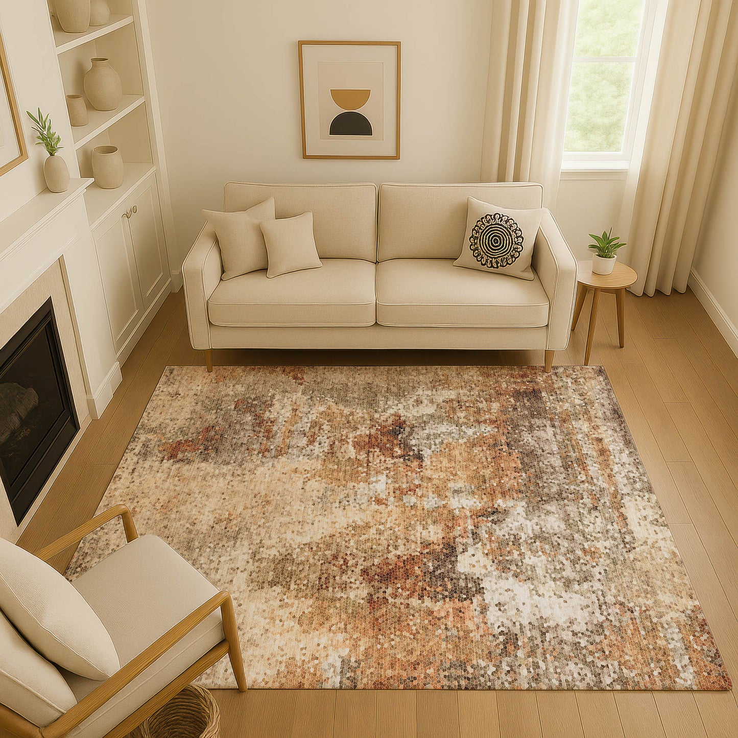 Dalyn Rugs Lumara  Copper  Transitional