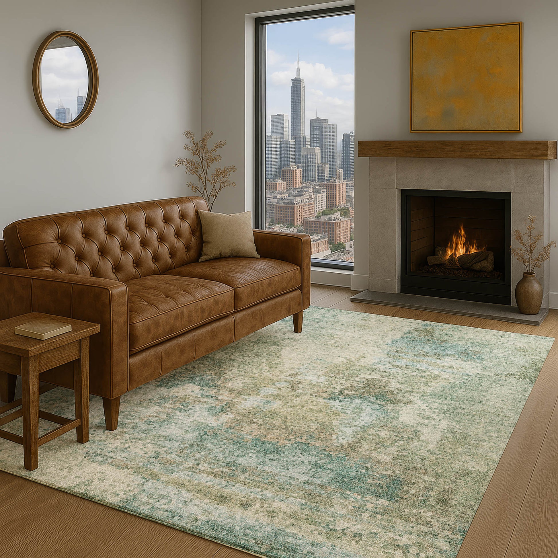 Dalyn Rugs Lumara  Seafoam  Transitional