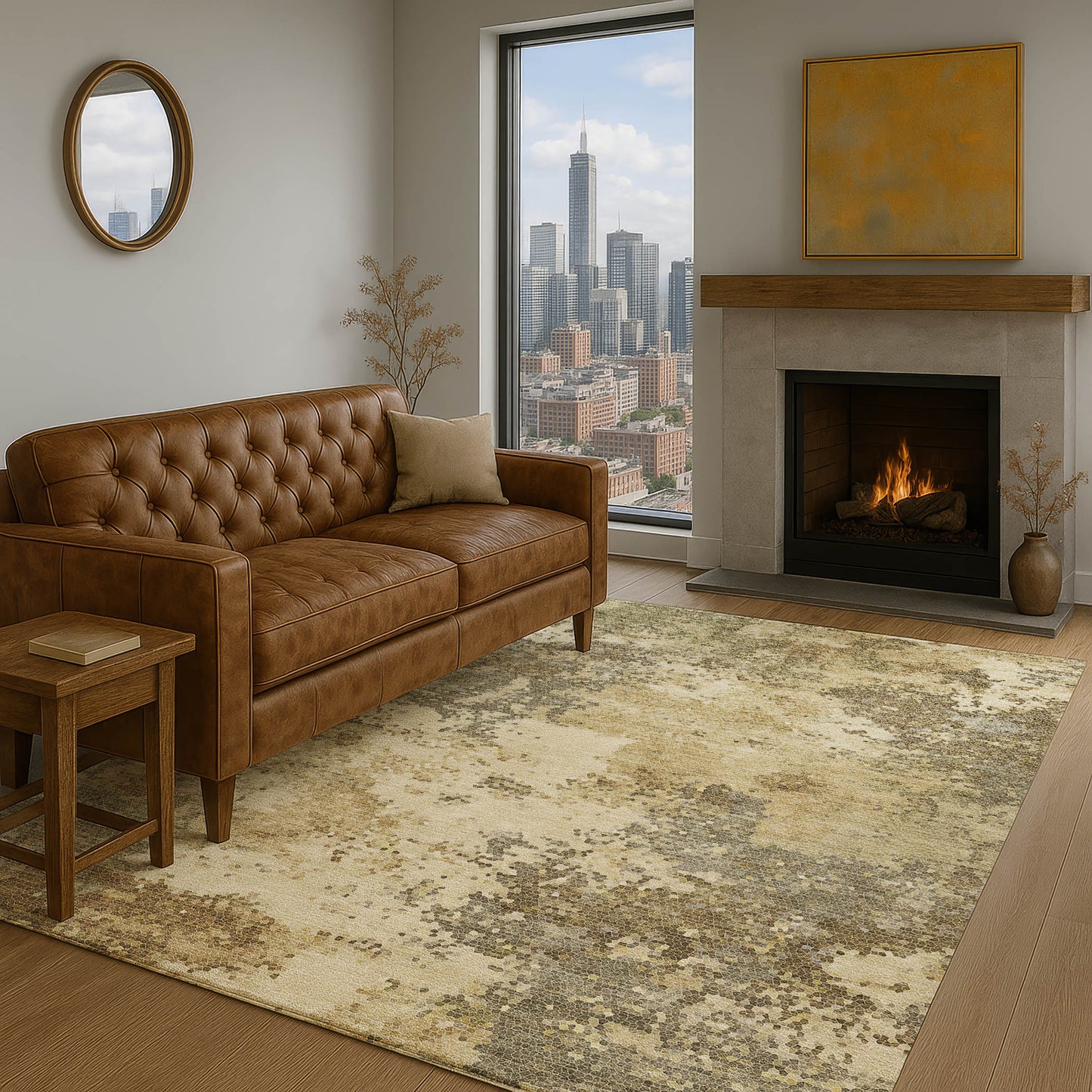 Dalyn Rugs Lumara  Wheat  Transitional
