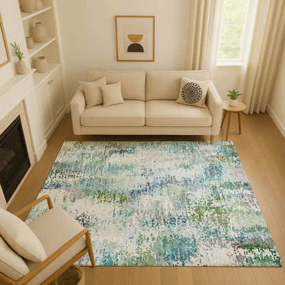 Dalyn Rugs Lumara  Aqua  Transitional