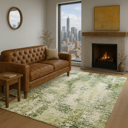 Dalyn Rugs Lumara  Olive  Transitional