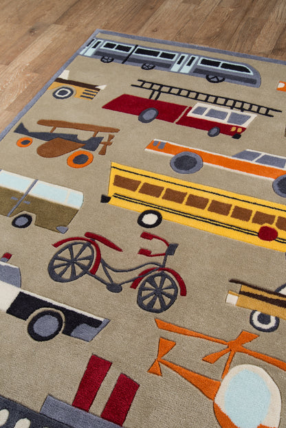 Momeni Lil Mo Whimsy  Concrete  Contemporary