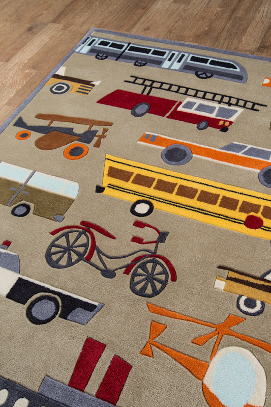 Momeni Lil Mo Whimsy  Concrete  Contemporary