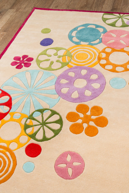 Momeni Lil Mo Hipster  Ivory  Contemporary