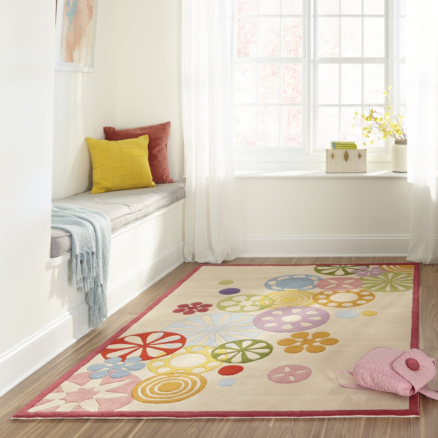 Momeni Lil Mo Hipster  Ivory  Contemporary