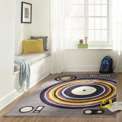 Momeni Lil Mo Hipster  Grey  Contemporary
