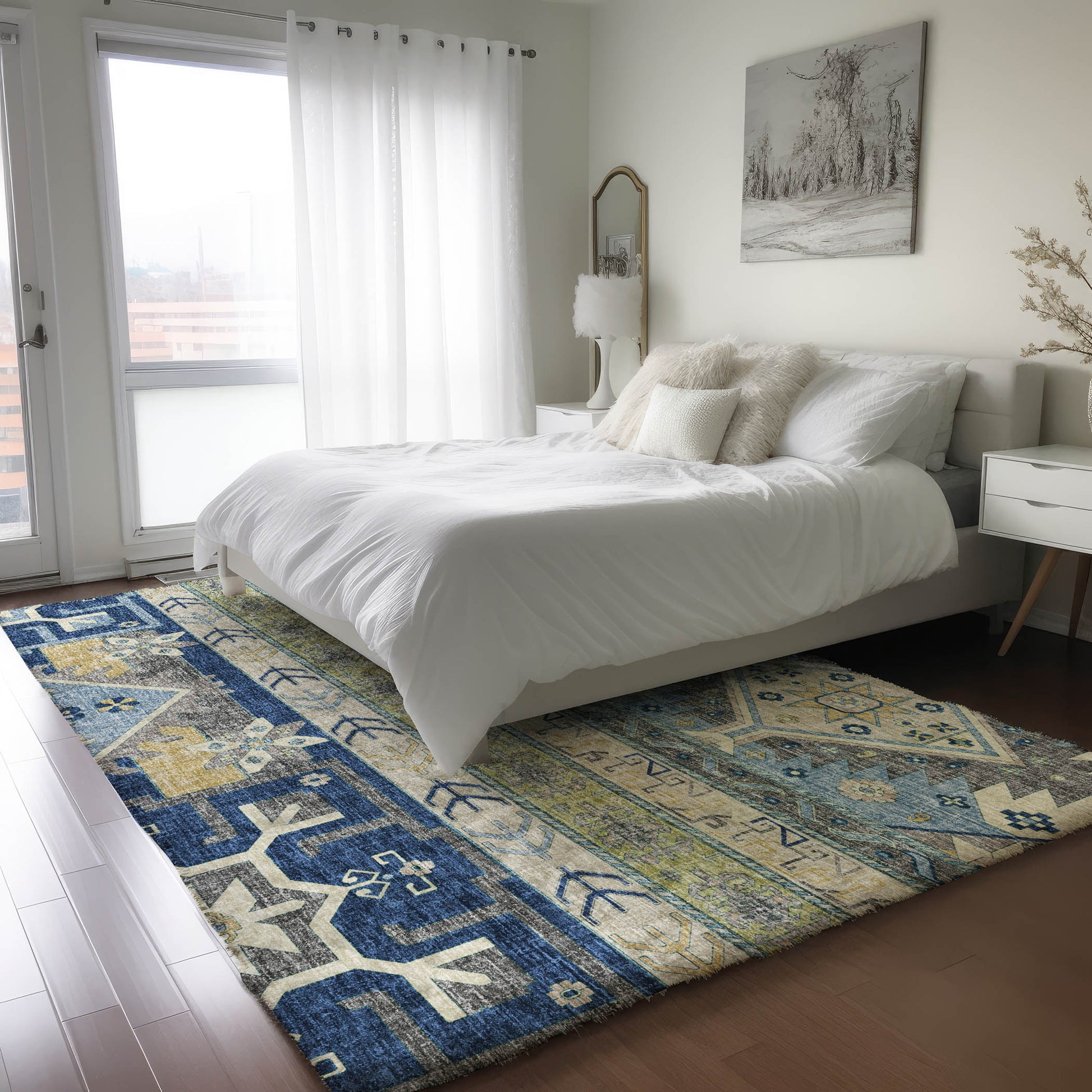 Dalyn Rugs Lorenzo  Navy  Transitional